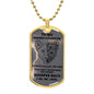 I Am The Storm | To My Daughter Dog Tag Necklace
