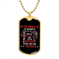 In The Middle of the Night | Dog Tag (Red, White & Blue Design)