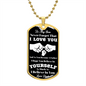 New Father Dog Tag