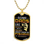 Fishing with Daughter | Dog Tag Necklace