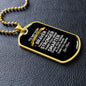 To My Strong, Brave Son | Dog Tag Love Mom