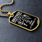 Brother-Nothing Shall Break This Bond | Dog Tag (Black & White Design)