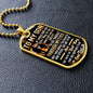 To My Son | If I Could Give You One Thing Dog Tag