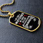 My Dad Watches My Back | Dog Tag