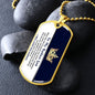 Straighten Your Crown Son | Dog Tag Necklace