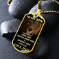 I Promise | To My Son Dog Tag