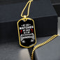 My Dad Watches My Back | Dog Tag