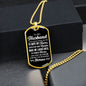 The Roughest Storms | Dog Tag (Black & White)