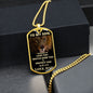 I Promise | To My Son Dog Tag