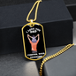 I Love You dad Dog Tag