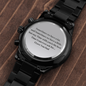 Best Time Black Chronograph Watch