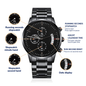 Best Time Black Chronograph Watch