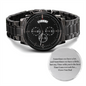 Best Time Black Chronograph Watch