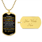 My Dear Grandson | Dog Tag Necklace