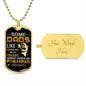 Fishing with Daughter | Dog Tag Necklace
