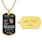 This Old Lion Love Mom | Dog Tag