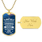 Army Dad | Dog Tag Necklace