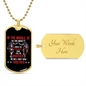 In The Middle of the Night | Dog Tag (Red, White & Blue Design)