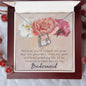 Bridesmaid Honor to Have You | Forever Love Necklace