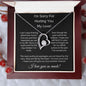 I'm Sorry For Hurting You My Love | Forever Love Necklace