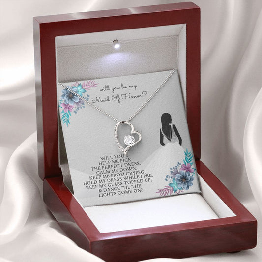 Will You Be My Maid of Honor | Forever Love Necklace