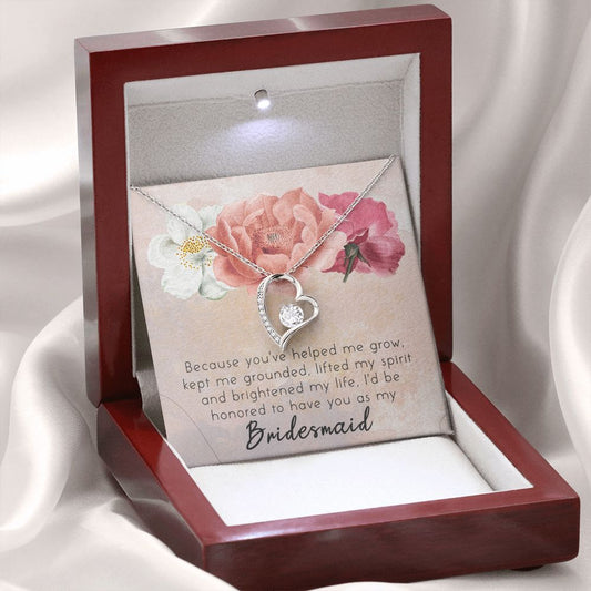 Bridesmaid Honor to Have You | Forever Love Necklace