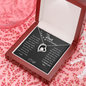Not Forgotten Forever Necklace Black Card