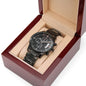 Best Time Black Chronograph Watch