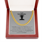 As You Graduate Cuban Link Necklace