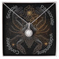 Scorpio Zodiac sign scorpion Image with pendant necklace. Passionate, Independent, Confident