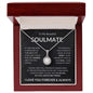 To My Beautiful Soulmate Necklace | Eternal Hope Necklace