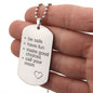 Call your Mom | Engraved Dog Tag Necklace