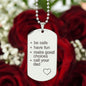 Call your Dad | Engraved Dog Tag Necklace