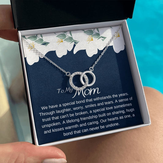 To My Mom a Special Bond | Perfect Pair Necklace