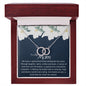 To My Mom a Special Bond | Perfect Pair Necklace