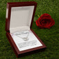 Beautiful Bonus Daughter | Perfect Pair Necklace