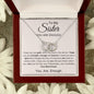 To My Sister You Are Enough | Perfect Pair Necklace