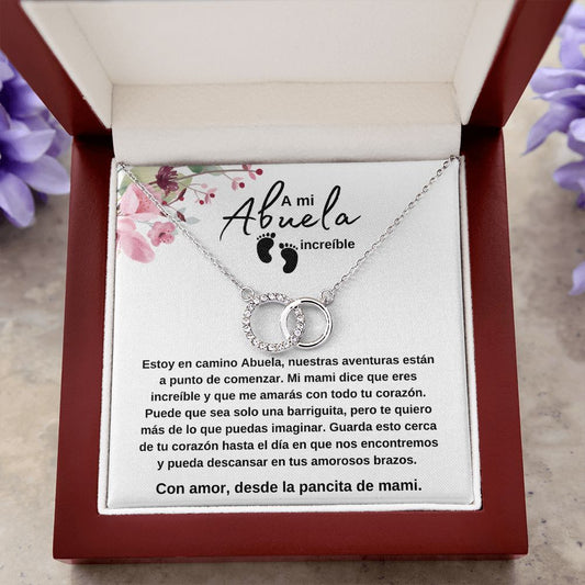 A Mi Abuela Incredible | Collar de Pareja Perfecta