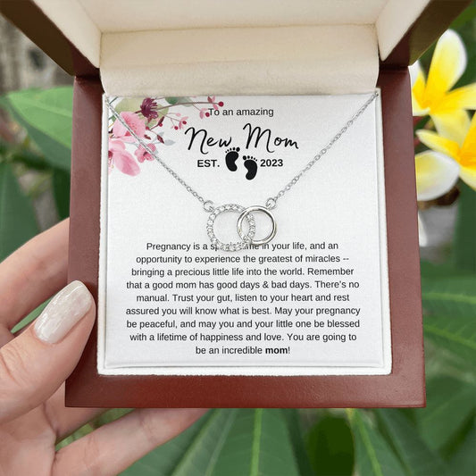 To An Amazing New Mom | Perfect Pair Necklace