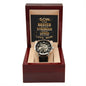 Braver, Stronger, Loved | Men's Openwork Watch