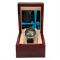 I Am Truly Sorry-Openwork Men's Watch