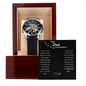 Not Forgotten Men's Openwork Watch with Mahogany Box Black Card