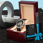 I Am Truly Sorry-Openwork Men's Watch