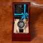 I Am Truly Sorry-Openwork Men's Watch