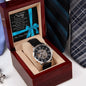 I Am Truly Sorry-Openwork Men's Watch