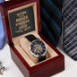 Braver, Stronger, Loved | Men's Openwork Watch