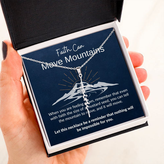 Nothing Will Be Impossible | Faith Cross Necklace