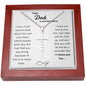 Your Dad is Not Forgotten | Faith Cross Necklace