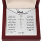 Your Dad is Not Forgotten | Faith Cross Necklace