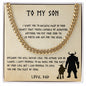 Son Believe Deep in Your Heart | Cuban Link Chain Love Dad